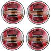 Generic 4 Fanali Posteriori Multifunzionali 12V 24V LED Faro Posteriore stile Hamburger con Luce Posizione Effetto Neon Stop Retromarcia Indicatore - Rimorchio Camion Camper Furgone