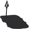 OTOTEC 1x Copertura per gancio di traino posteriore 13266588 Nero Compatibile con Opel Astra J 2009-2015