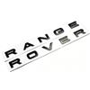 Generic Emblema con lettere 3D per cofano, adatto per Range Rover (nero opaco) | ABS di alta qualità, resistente alle intemperie e allo scolorimento. Facile montaggio adesivo senza fori. Un aggiornamento