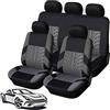 YMNBFCX Coprisedili Auto Anteriore,per MG ZS Hybrid+ Luxury (2024) Set Copri-Sedileper Guidatore e Passeggero, Accessori Auto Interno,C-5Seat