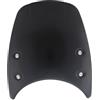 YSDSLS Moto Parabrezza Anteriore Cupolino Vento Schermo Per Ducati Scrambler 400 800 2015-2022 2016 2017 2018(Nero)