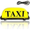 VILIERY Ricaricabile LED Car Top Giallo Chiaro Shell Dome Luce Con Magnete Base Taxi Luce Impermeabile Interruttore A Pulsante