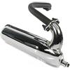 AER MOTO SPARE PARTS MARMITTA MODELLO SILURO FACO CROMATA PER VESPA 50 SPECIAL PER CILINDRI ORIGINALI E MODIFICATI