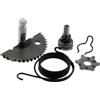 2EXTREME Kit avvio 2EXTREME 15,5 millimetri compatibile con Peugeot Speedfight 1 e 2 | Albero, pignone, molla ritorno; aria o liquido; compatibile con Peugeot 50 cubici verticale; solo versione da 15,5 millimetri