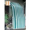 - Tenda da sole a caduta verticale con anelli 145x300 cm giallo rigato
