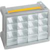 Altro Cassettiera porta minuteria Poker 16 grigio e trasparente