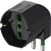 Vimar Adattatore sfalsato S17+univ. 90° nero