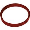 - Guar.a doppio labbro sil.rosso mattone diam.100