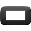 Vimar Arkè placca Round 4M colore nero