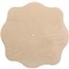 - Base in legno per orologio fiore 35x33x1 cm