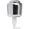 - Pulsante scarico WC pneumatico per cassette monoblocco cromato