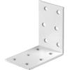 Altro Staffa angolare con nervatura verniciato a polvere 60x60x40 mm bianco