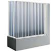 - Box vasca a soffietto 2 lati regolabile bianco 142 x 80 cm sinistra