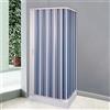 - Box doccia a soffietto 2 lati regolabile bianco 80x80 cm