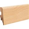 - Battiscopa in HDF effetto rovere fumè H 6 cm