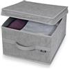Domopak Living Scatola guardaroba Stone Domopak Living 38x50x24 cm