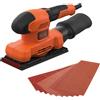 Black+Decker Levigatrice orbitale a piastra Black+Decker 240 W