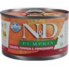 - Cibo umido per cani N&D Adult Mini pollo, zucca e melograno lattina 140 g