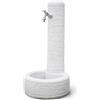 - Fontana da giardino Arnosto in cemento bianco H 81 cm