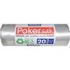 - Sacchi spazzatura Poker trasparenti da 30 litri 20 pz