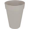 - Vaso Loft urban rotondo alto 42 cm grigio
