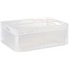 - Contenitore in plastica Eurobox 60x40x22 cm trasparente