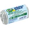 Misterpack Sacchi spazzatura da bagno Misterpack 12 l bianco 20 pz