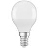 OSRAM General Lighting Lampadina LED E14 forma a sfera Osram 470lm bianco freddo
