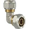 - Raccordo gomito per multistrato a stringere 20 x 20mm