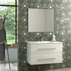 - Mobile bagno base lavabo sospeso Mary 90x46 cm bianco larice