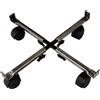 - Carrello con ruote spostavaso regolabile da 9,5x41,5x41,5 cm