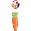 - Gioco per cani a forma di carota con squeaker 18 cm