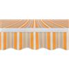 - Tenda da sole a caduta con braccetti 250x250 cm beige/giallo