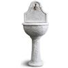- Fontana da giardino Reno in cemento grigio H 125cm