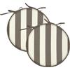 - Cuscini per sedia Riga taupe 2 pz Ø 40 cm