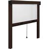 Irs Zanzariera avvolgibile Irs 100x160 cm marrone