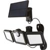 - Proiettore LED solare con sensore di movimento 285x98x85 mm