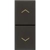 Vimar Due pulsanti interbloccati Vimar 1P NO + 1P NO 10A 250V nero