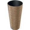 - Vaso Furu Eco Wood in plastica 30x57,5 cm Legno chiaro