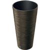- Vaso Furu Eco Wood in plastica 30x57,5 cm Coffee