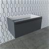 - Mobile bagno base lavabo sospeso Diana 80x46x45 cm grigio blu