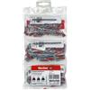 Fischer Kit tassello universale Fischer Tripack DuoPower con vite Ø5-6-8 mm 85 pz