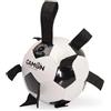 - Palla da calcio per cani in PU leather con prese in poliestere