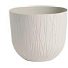 Plastecnic Vaso Nature in plastica riciclata bianco pietra ø 30 cm H 24,7 cm
