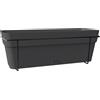 - Fioriera da esterno Ethica plastica riciclata grafite 50x17x26 cm