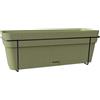 - Fioriera da esterno Ethica plastica riciclata verde oliva 50x17x26 cm