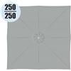 - Copertura in poliestere 160gr per ombrellone quadrato 2,5x2,5m