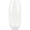 - Vaso in vetro trasparente Ø 11,5 cm x H 37 cm
