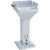 - Barbecue a carbonella con base in acciaio 92x52x38,5 cm