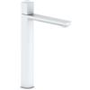 aQuasanit Miscelatore lavabo alto Coral bianco opaco Ø 25 mm